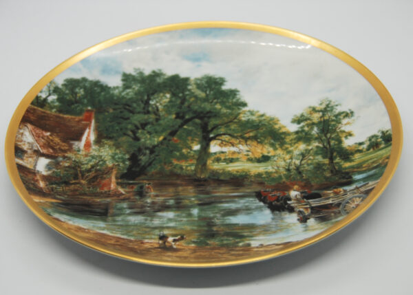 A rare Australian Collectible plate, Hay Wain By John Constable